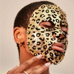 Vitamasques REPAIR Collagen Hyaluronic Metallic Leopard Face Sheet Mask-AC192